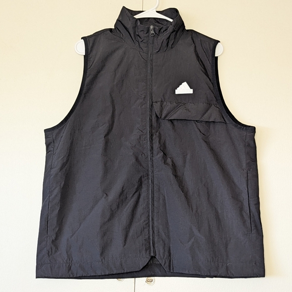 Adidas‎ City Escape Black Utility Vest Unisex Size Small - Picture 2 of 10